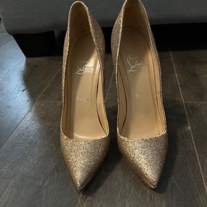 Christian Louboutin glitter pigalle heel